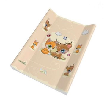   Babastar merev pelenkázólap 50x70cm - Őzike és Róka - Bézs