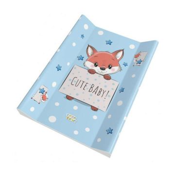  Babastar merev pelenkázólap 50x70cm - Cute Róka csillaggal - Kék