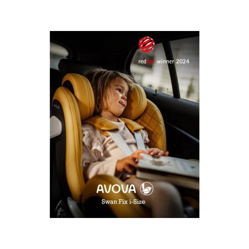 Avova Swan-fix I-SIZE 40-125 cm gyerekülés - Beach Yellow