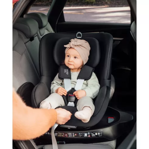 Britax Römer Dualfix M Style 360° fokban forgatható autósülés 61–105 cm - Carbon Black