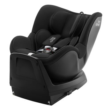   Britax Römer Dualfix Plus gyerekülés 360° fokban forgatható autósülés 40-105 cm - Space Black