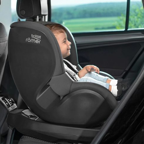 Britax Römer Dualfix M Plus 360° fokban forgatható autósülés 61–105 cm - Midnight Grey
