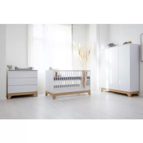 Faktum Lumina White átalakítható babaágy 70x140 cm