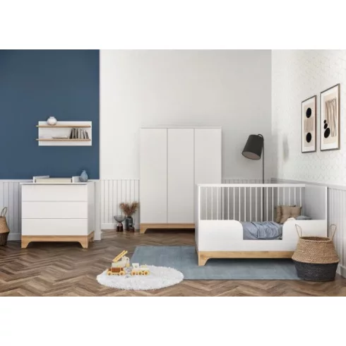 Faktum Lumina White átalakítható babaágy 70x140 cm