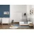 Faktum Lumina White átalakítható babaágy 70x140 cm