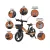 Cruiser futóbicikli fékkel - Orange Race