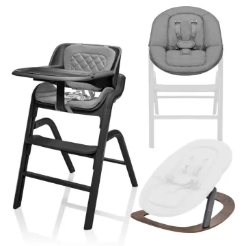 Zopa Inspira Etetőszék Szett 3in1 - Berry Black