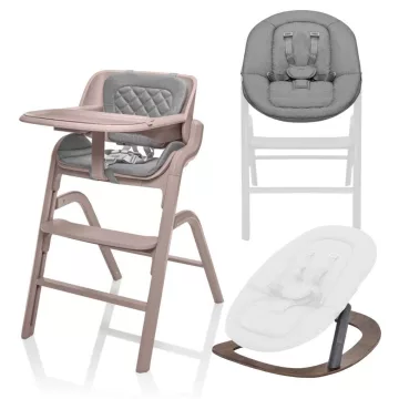 Zopa Inspira Etetőszék Szett 3in1 - Candy Pink