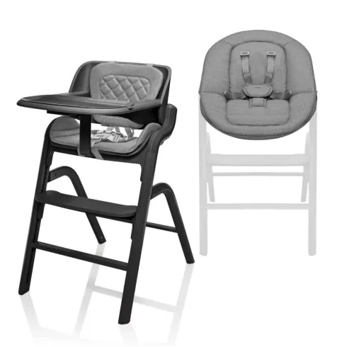 Zopa Inspira Szett Etetőszék 2in1 - Berry Black