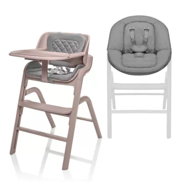 Zopa Inspira Szett Etetőszék 2in1 - Candy Pink