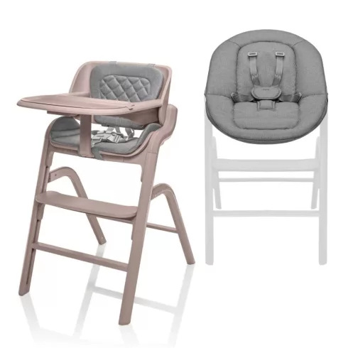 Zopa Inspira Szett Etetőszék 2in1 - Candy Pink