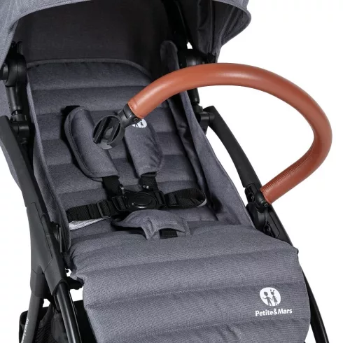 PETITE&MARS Sport babakocsi Cross - Anthracite Blue