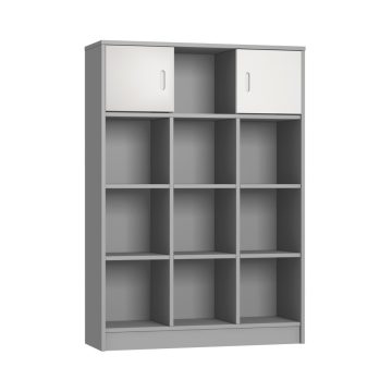   Faktum Alda Selyem Szürke Széles Nyitott Tároló - Arctic Szürke/Selyemfényű Fehér