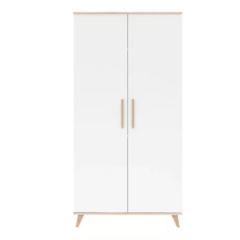 Faktum Flip 2 osztású szekrény - White&Oak
