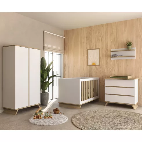 Faktum Sienna White Átalakítható Kiságy - 70x140 cm