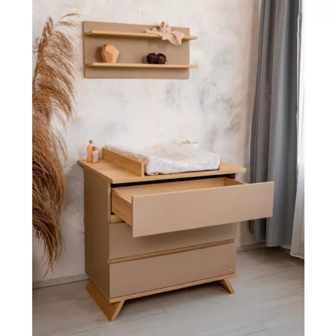 Faktum Sienna Capuccino Komód + Pelenkázó toldalék