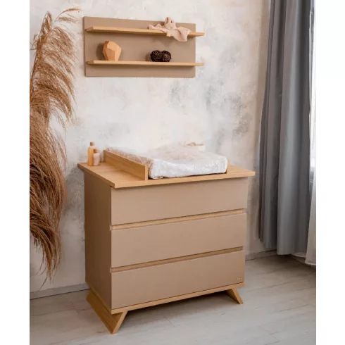 Faktum Sienna Capuccino Komód + Pelenkázó toldalék