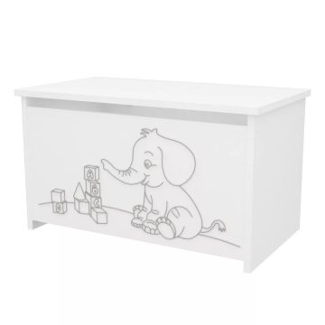 Timba Felix-Erik Elefántos játéktároló - Fehér