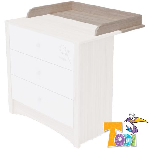 Todi Magic Babaszoba I. - Szilfa/Fényes fehér - Szilfa/Fényes Fehér