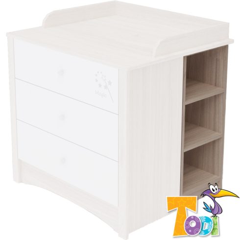 Todi Magic Babaszoba I. - Szilfa/Fényes fehér - Szilfa/Fényes Fehér